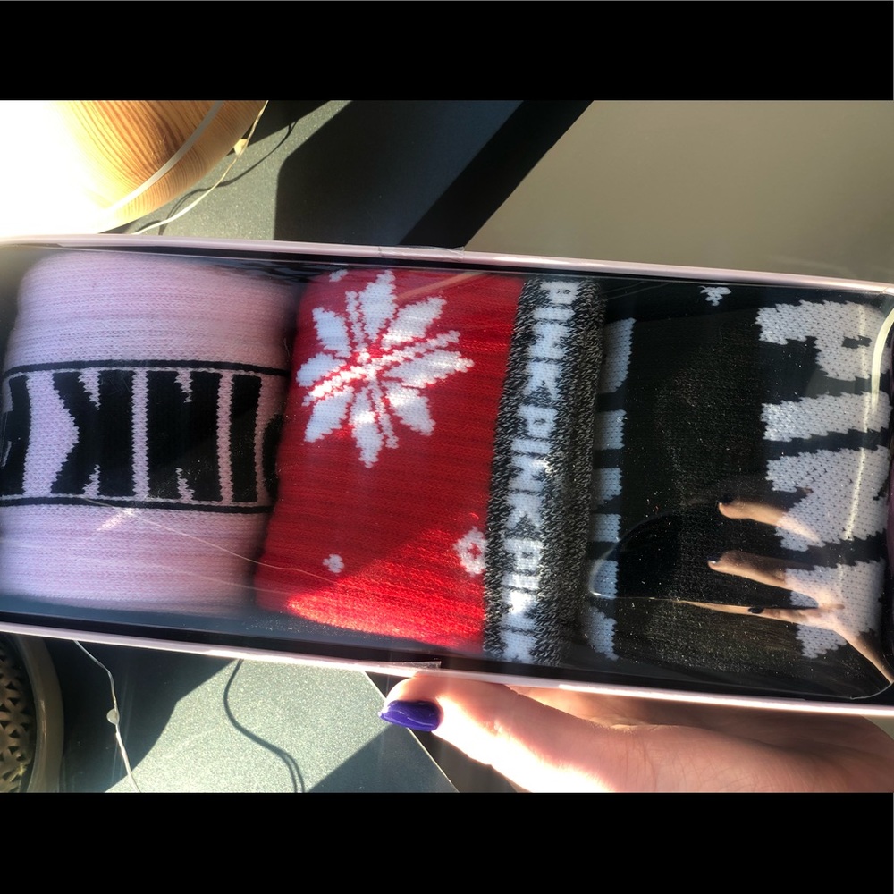 PINK winter socks set